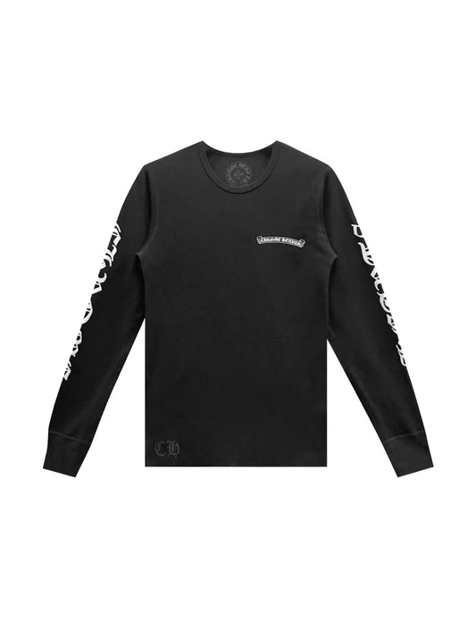 Chrome Hearts Horseshoe Thermal Waffle T-Shirt 'Black'